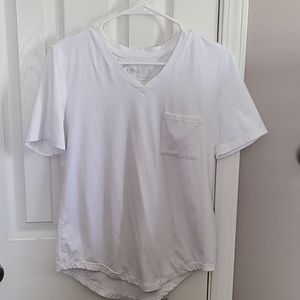 White Zyia pocket t-shirt
